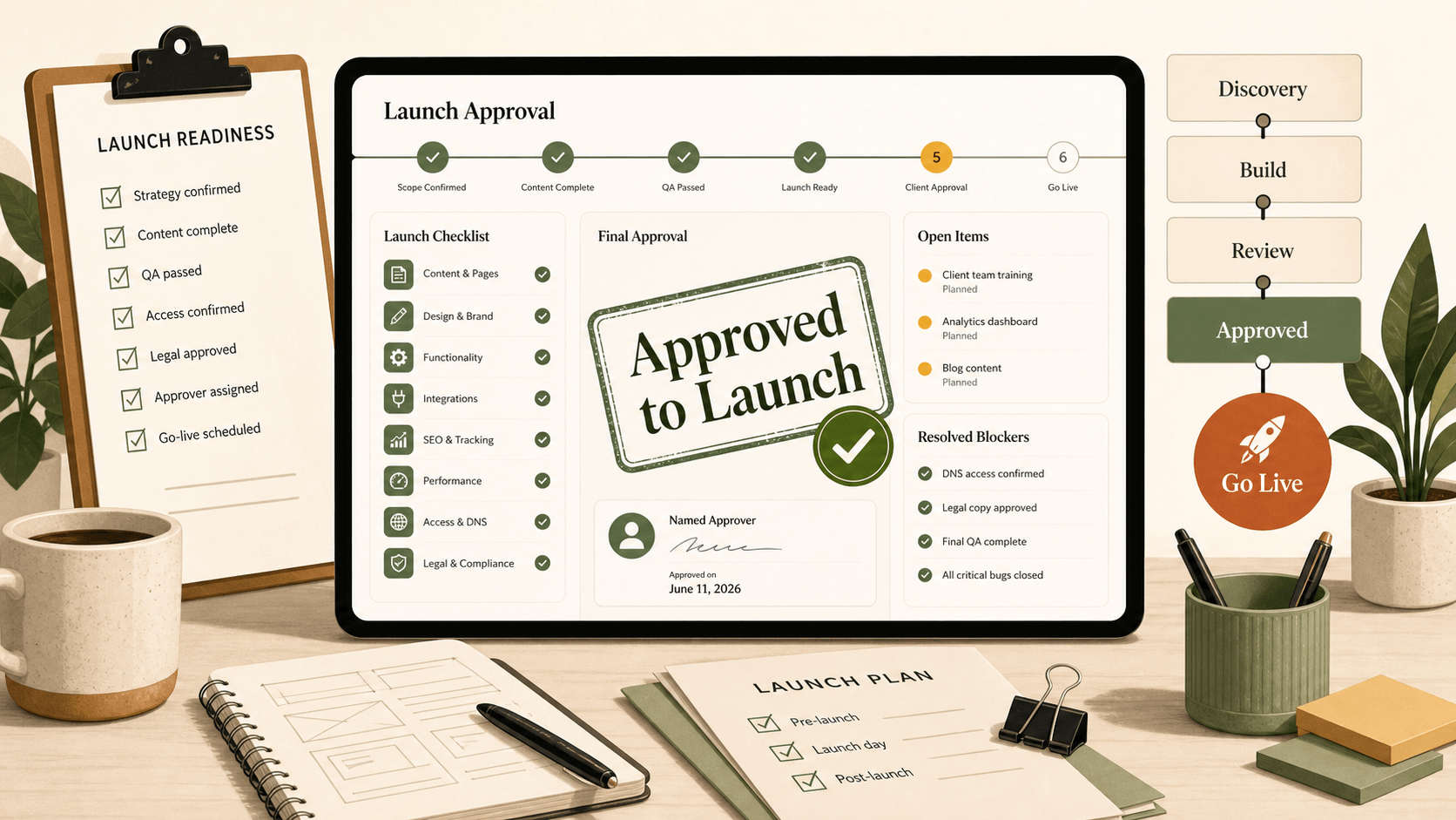 The Best Website Launch Approval Process for Agencies